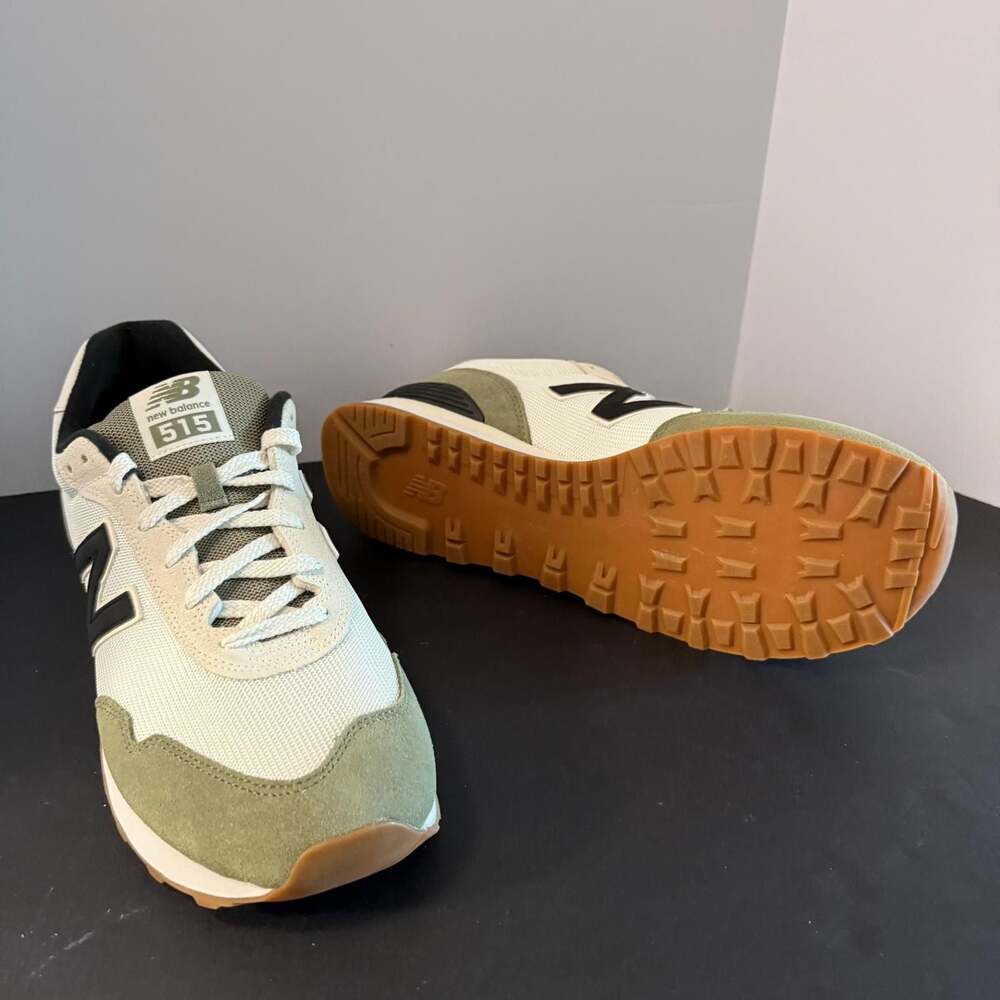New Balance 515 V3 Sneakers Off-White and Olive Green Size 13 - Picture 11 of 16